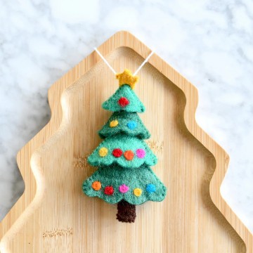 Christmas Ornament | Felt Christmas Tree Christmas Ornament | Felt Christmas Tree